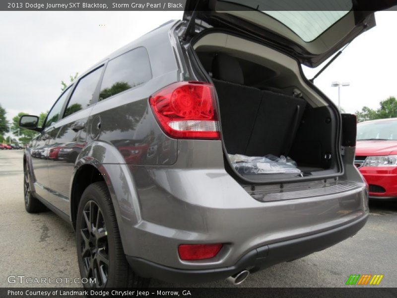 Storm Gray Pearl / Black 2013 Dodge Journey SXT Blacktop