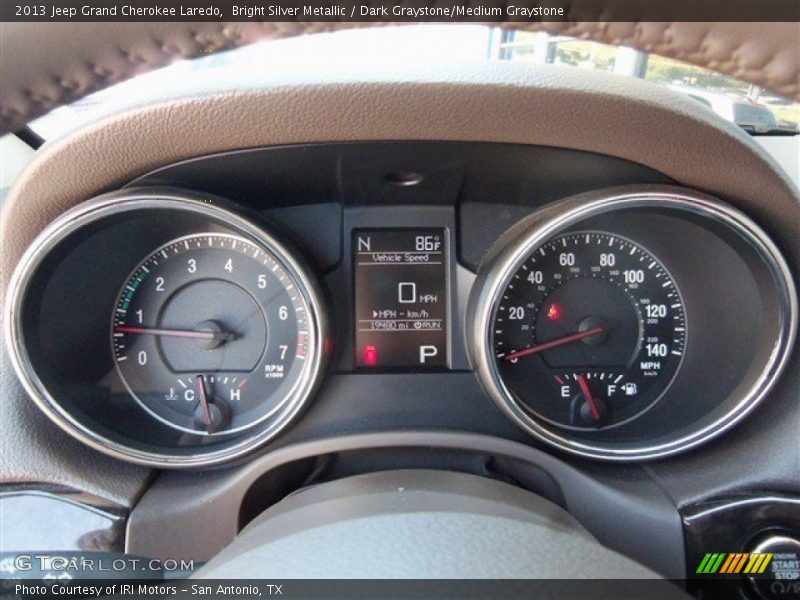 Bright Silver Metallic / Dark Graystone/Medium Graystone 2013 Jeep Grand Cherokee Laredo