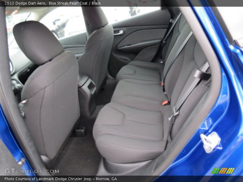 Blue Streak Pearl Coat / Black 2013 Dodge Dart Aero