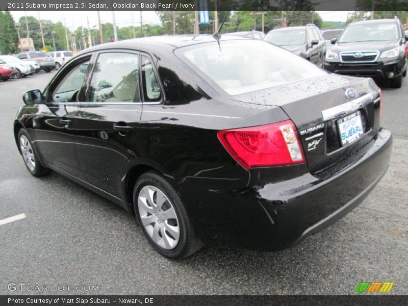 Obsidian Black Pearl / Ivory 2011 Subaru Impreza 2.5i Sedan