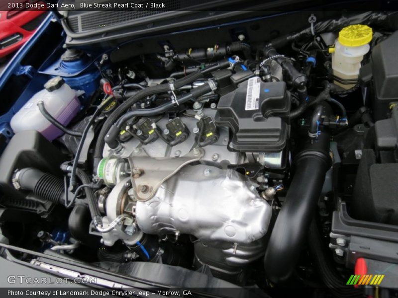 Blue Streak Pearl Coat / Black 2013 Dodge Dart Aero