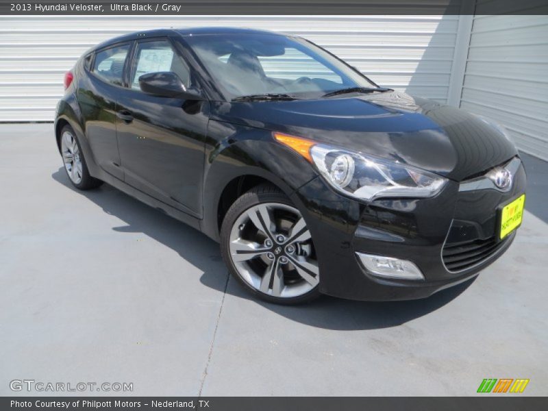 Ultra Black / Gray 2013 Hyundai Veloster