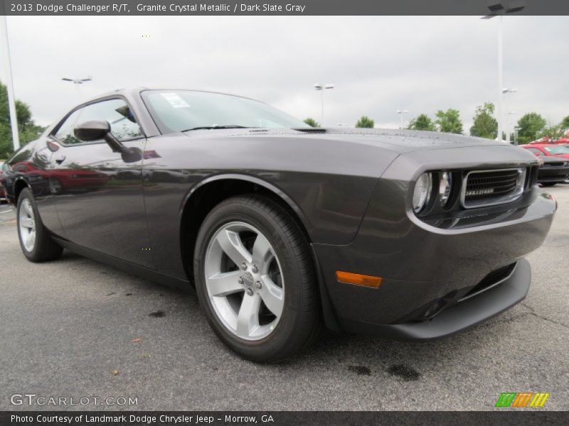 Granite Crystal Metallic / Dark Slate Gray 2013 Dodge Challenger R/T