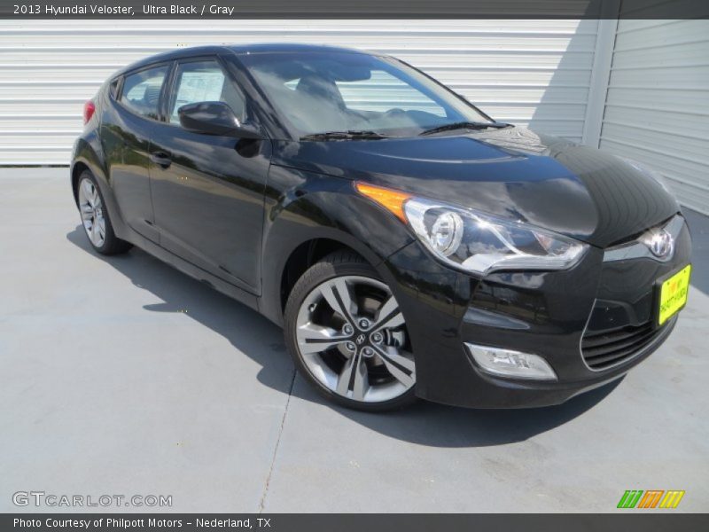 Ultra Black / Gray 2013 Hyundai Veloster