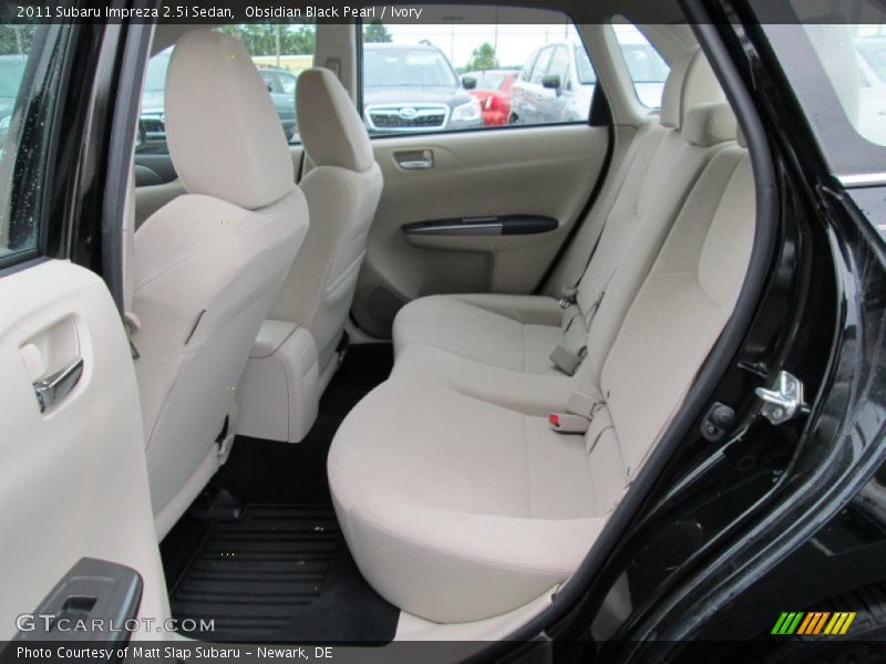 Obsidian Black Pearl / Ivory 2011 Subaru Impreza 2.5i Sedan