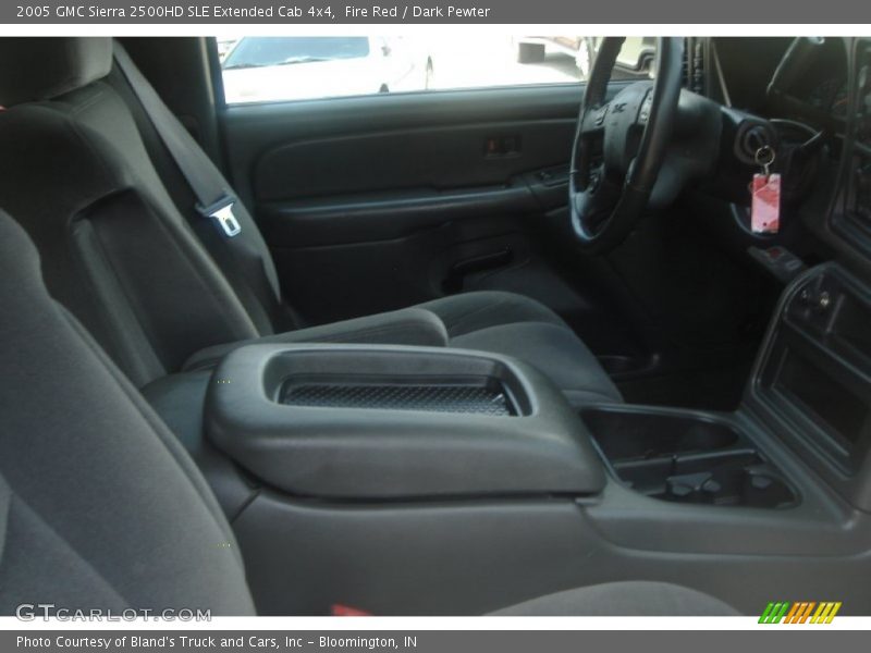 Fire Red / Dark Pewter 2005 GMC Sierra 2500HD SLE Extended Cab 4x4