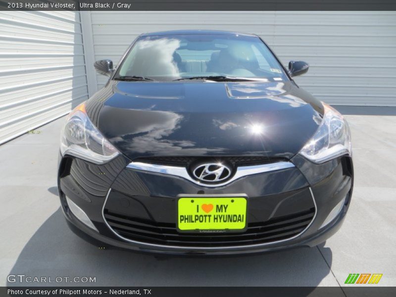 Ultra Black / Gray 2013 Hyundai Veloster