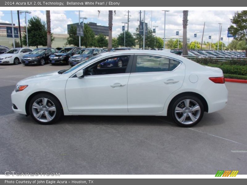 Bellanova White Pearl / Ebony 2014 Acura ILX 2.0L Technology