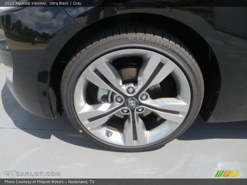 Ultra Black / Gray 2013 Hyundai Veloster