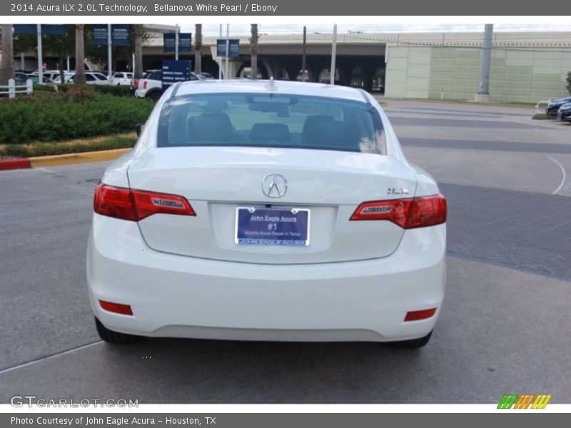 Bellanova White Pearl / Ebony 2014 Acura ILX 2.0L Technology