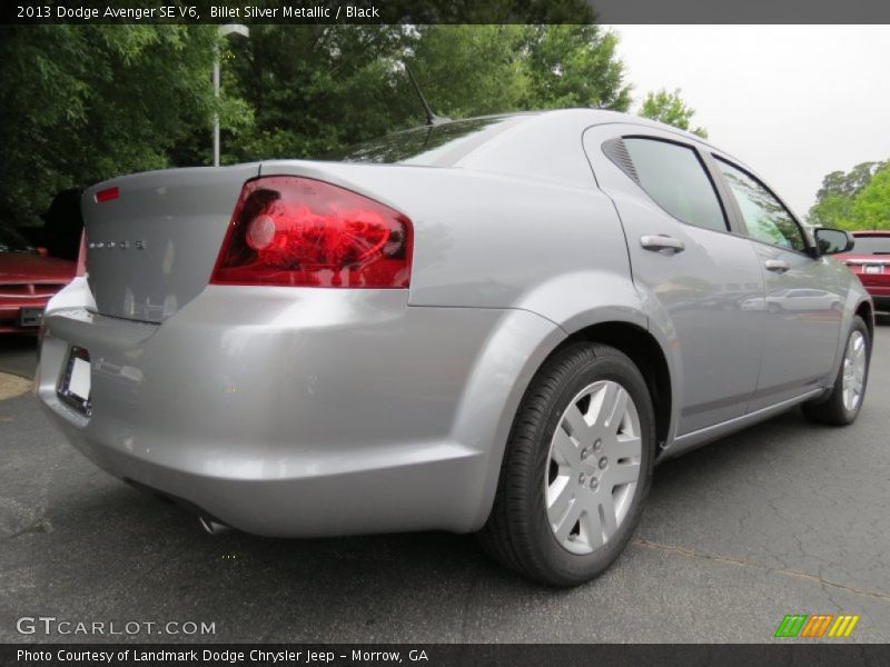 Billet Silver Metallic / Black 2013 Dodge Avenger SE V6