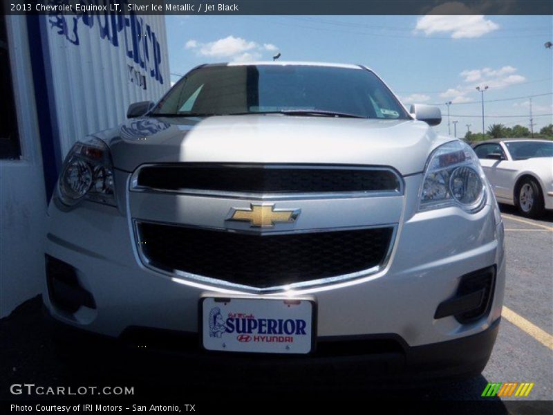Silver Ice Metallic / Jet Black 2013 Chevrolet Equinox LT