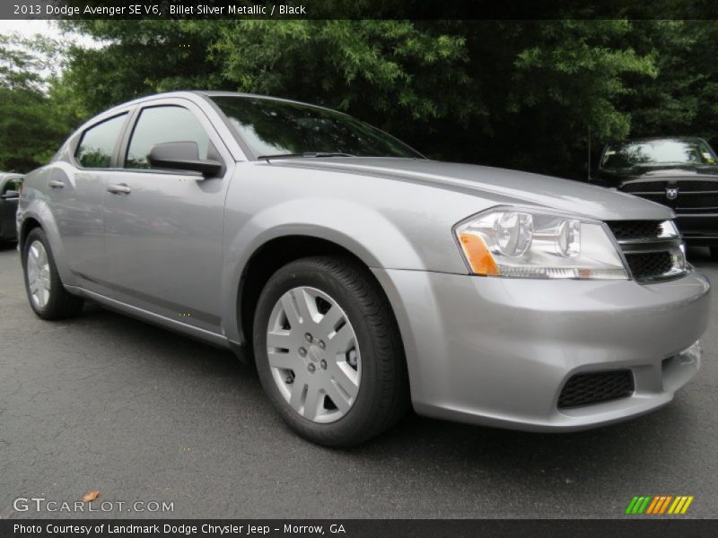 Billet Silver Metallic / Black 2013 Dodge Avenger SE V6