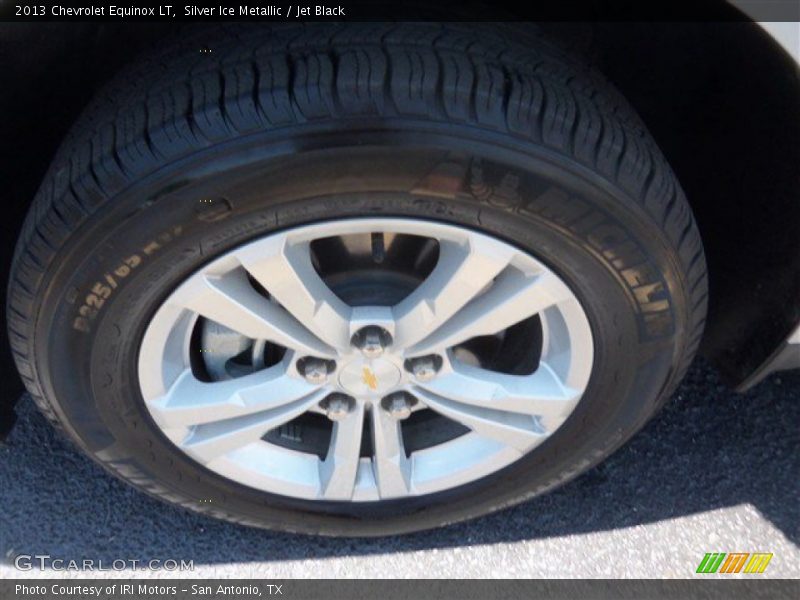 Silver Ice Metallic / Jet Black 2013 Chevrolet Equinox LT