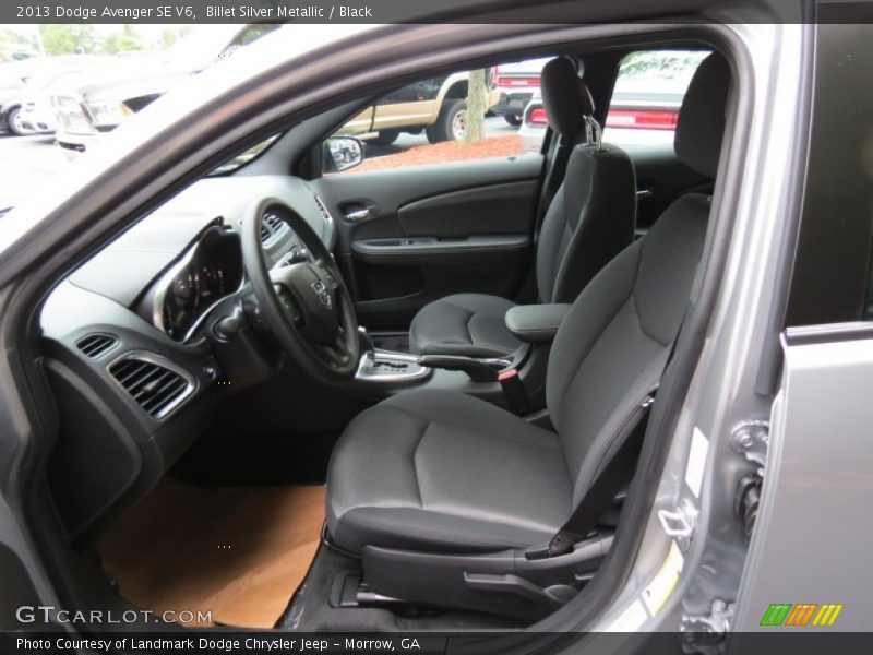 Billet Silver Metallic / Black 2013 Dodge Avenger SE V6