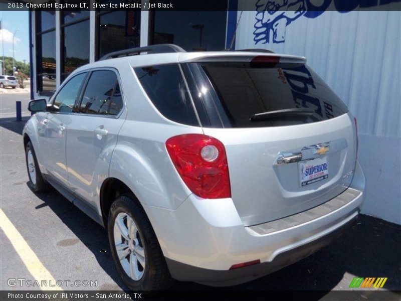 Silver Ice Metallic / Jet Black 2013 Chevrolet Equinox LT