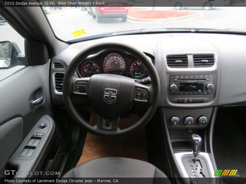 Billet Silver Metallic / Black 2013 Dodge Avenger SE V6