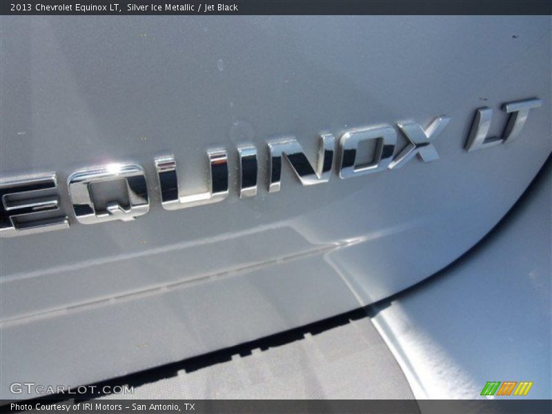 Silver Ice Metallic / Jet Black 2013 Chevrolet Equinox LT