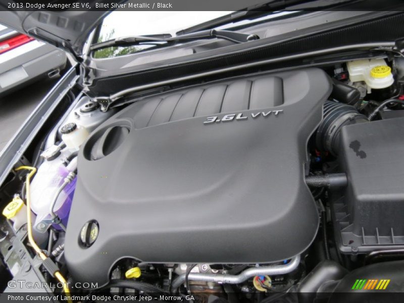 Billet Silver Metallic / Black 2013 Dodge Avenger SE V6