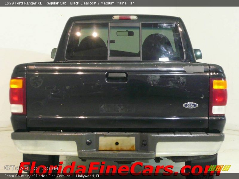 Black Clearcoat / Medium Prairie Tan 1999 Ford Ranger XLT Regular Cab