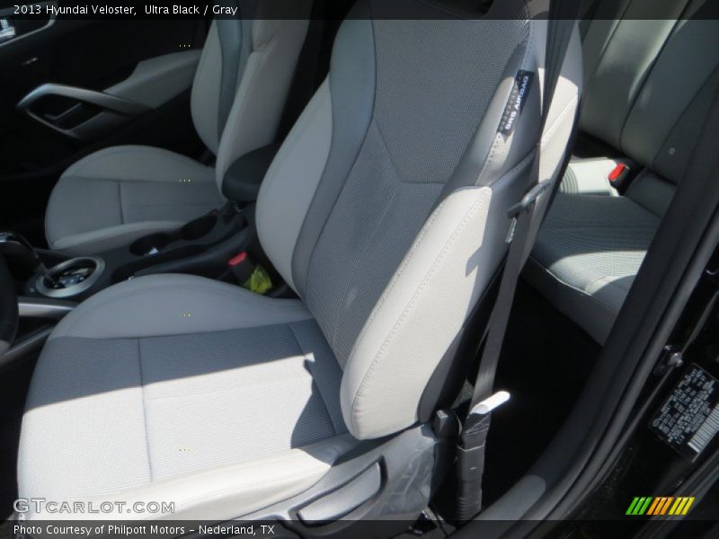 Ultra Black / Gray 2013 Hyundai Veloster