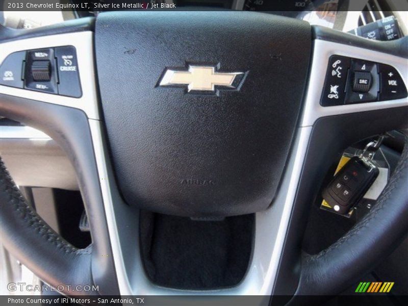 Silver Ice Metallic / Jet Black 2013 Chevrolet Equinox LT