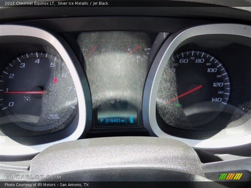 Silver Ice Metallic / Jet Black 2013 Chevrolet Equinox LT