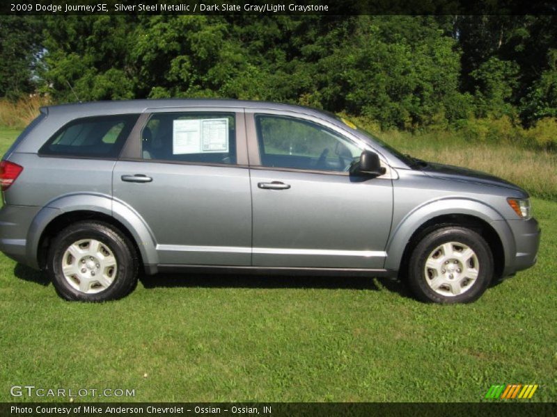 Silver Steel Metallic / Dark Slate Gray/Light Graystone 2009 Dodge Journey SE