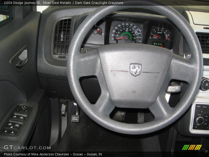 Silver Steel Metallic / Dark Slate Gray/Light Graystone 2009 Dodge Journey SE