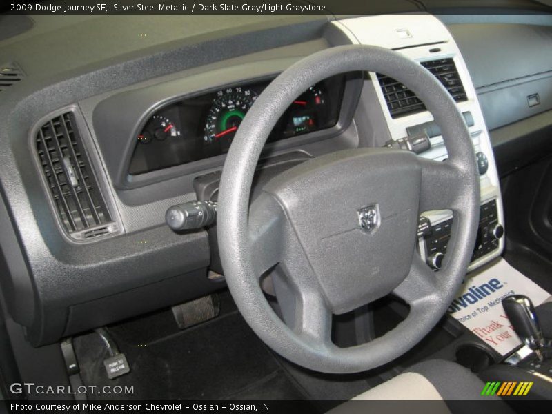 Silver Steel Metallic / Dark Slate Gray/Light Graystone 2009 Dodge Journey SE