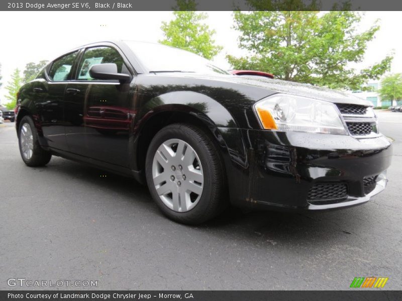 Black / Black 2013 Dodge Avenger SE V6