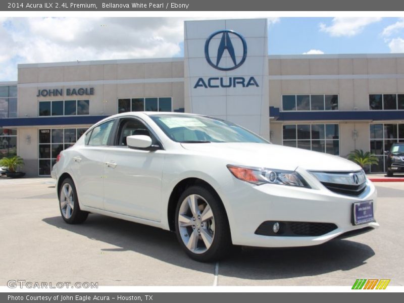 Bellanova White Pearl / Ebony 2014 Acura ILX 2.4L Premium