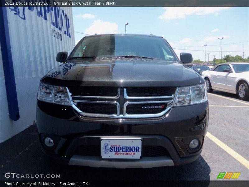Brilliant Black Crystal Pearl / Black 2013 Dodge Journey SXT