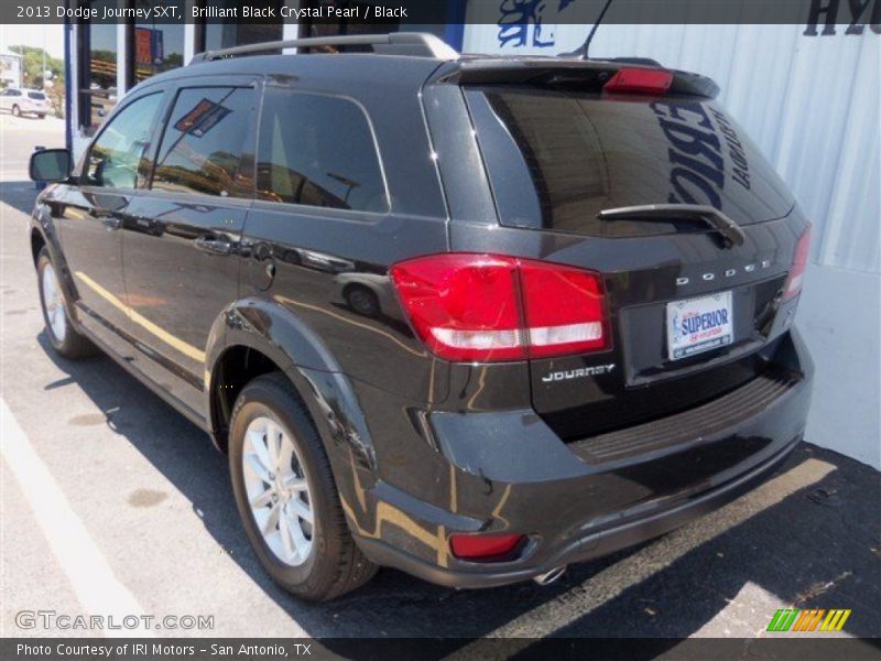 Brilliant Black Crystal Pearl / Black 2013 Dodge Journey SXT