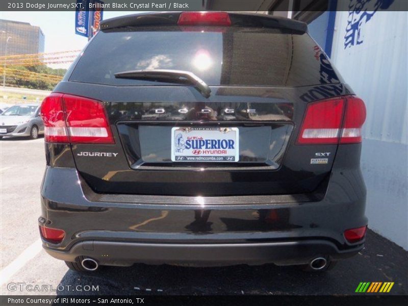 Brilliant Black Crystal Pearl / Black 2013 Dodge Journey SXT