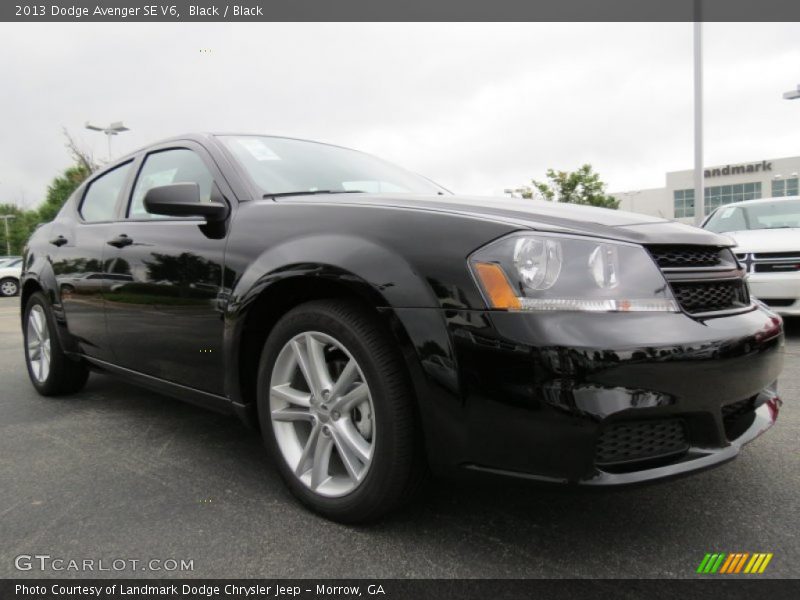 Black / Black 2013 Dodge Avenger SE V6