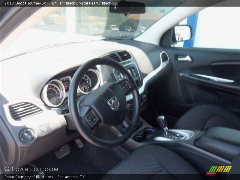 Brilliant Black Crystal Pearl / Black 2013 Dodge Journey SXT