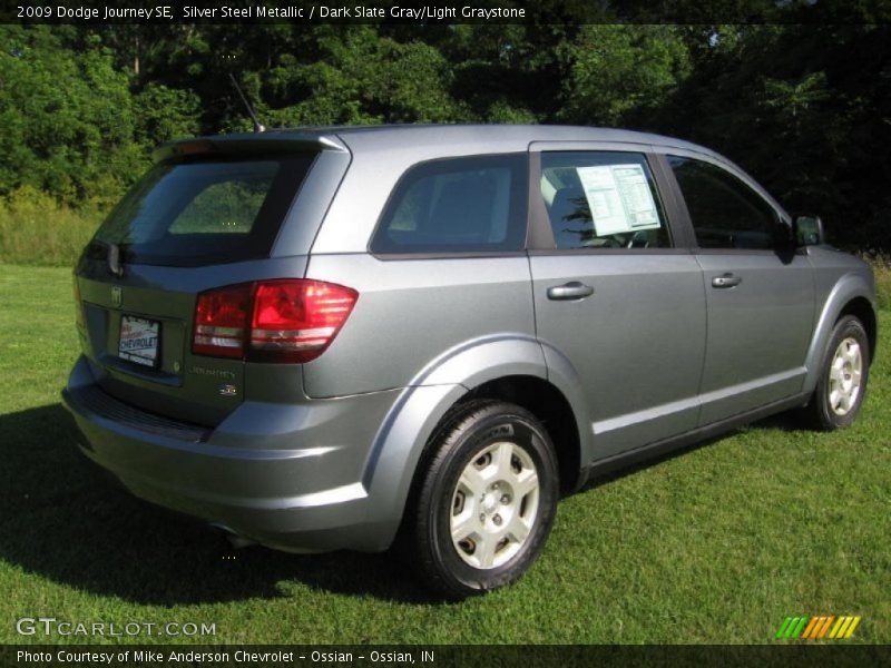 Silver Steel Metallic / Dark Slate Gray/Light Graystone 2009 Dodge Journey SE
