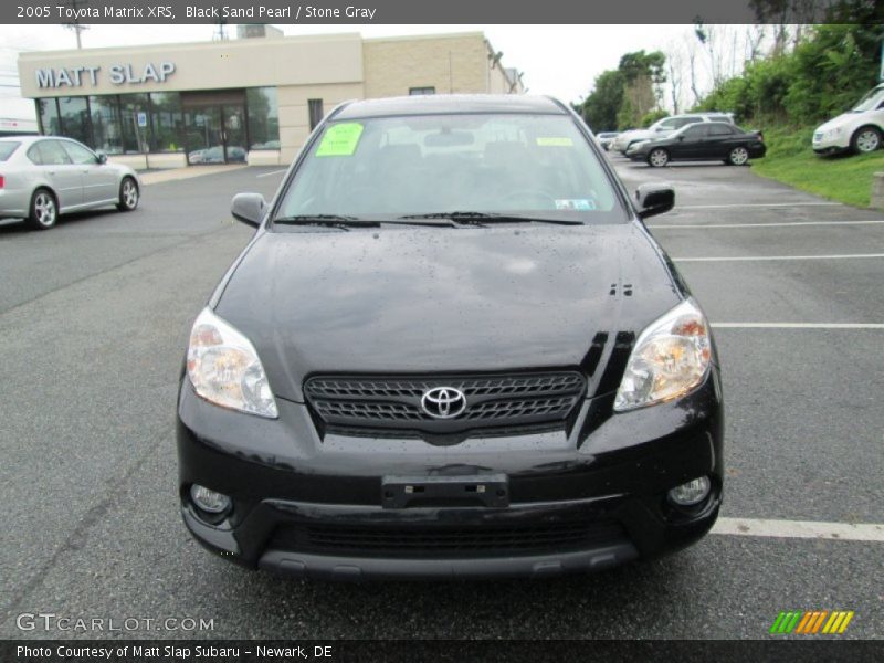 Black Sand Pearl / Stone Gray 2005 Toyota Matrix XRS