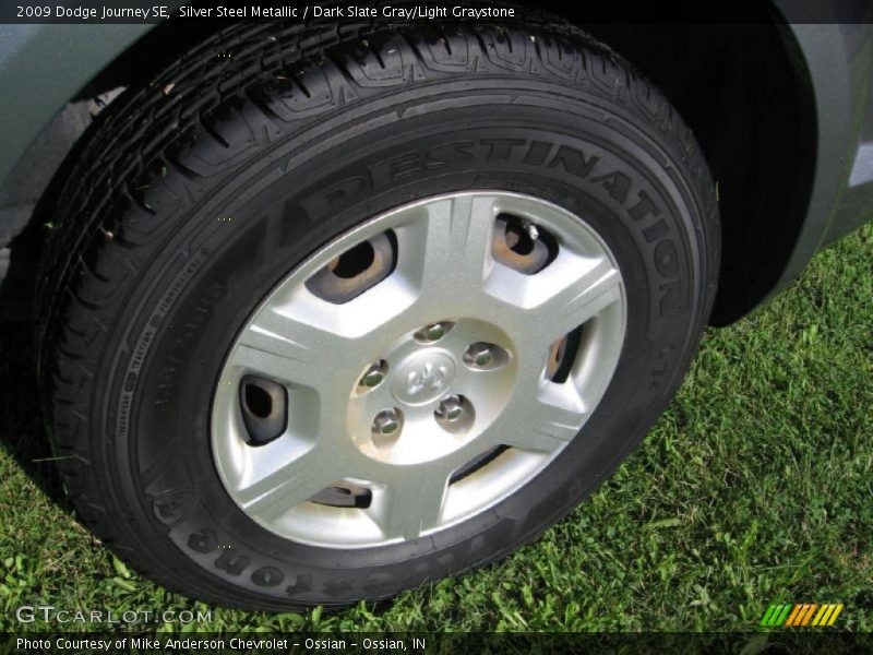 Silver Steel Metallic / Dark Slate Gray/Light Graystone 2009 Dodge Journey SE