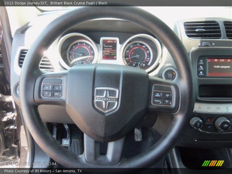 Brilliant Black Crystal Pearl / Black 2013 Dodge Journey SXT