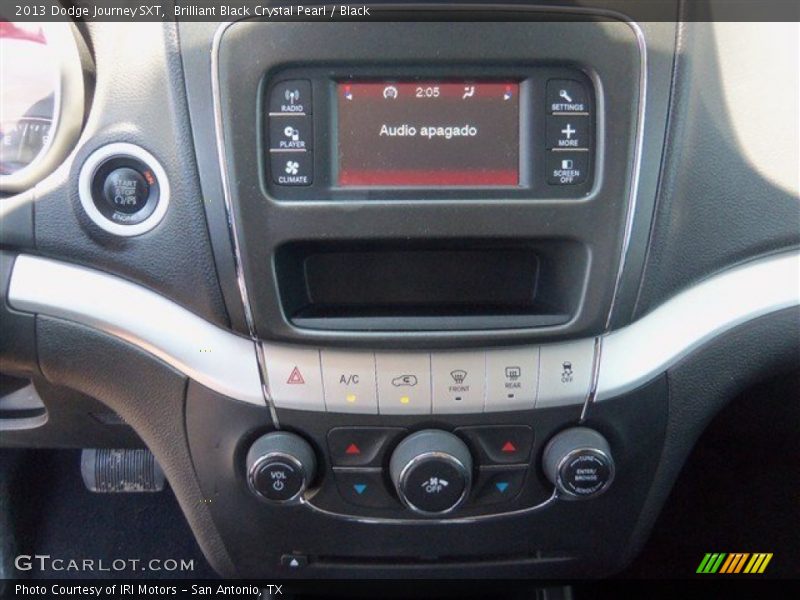 Brilliant Black Crystal Pearl / Black 2013 Dodge Journey SXT