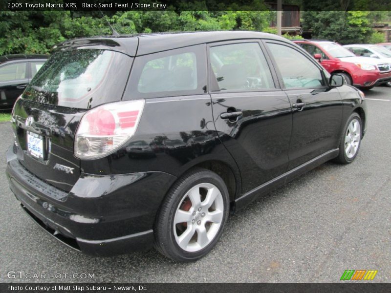 Black Sand Pearl / Stone Gray 2005 Toyota Matrix XRS