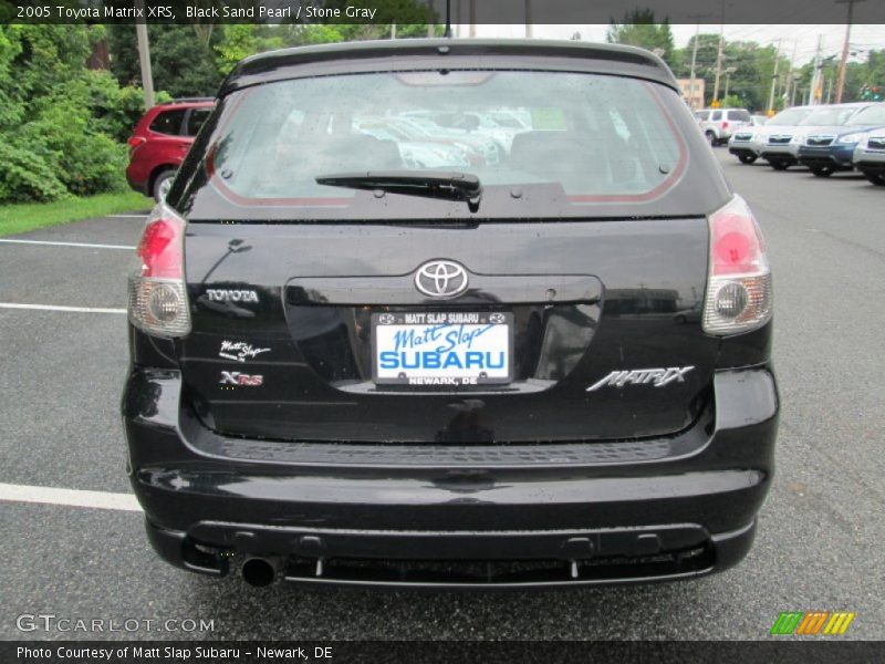 Black Sand Pearl / Stone Gray 2005 Toyota Matrix XRS