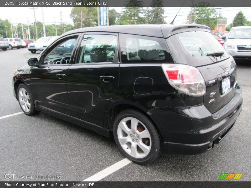 Black Sand Pearl / Stone Gray 2005 Toyota Matrix XRS