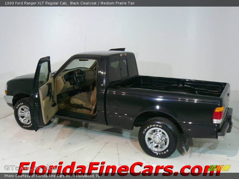 Black Clearcoat / Medium Prairie Tan 1999 Ford Ranger XLT Regular Cab