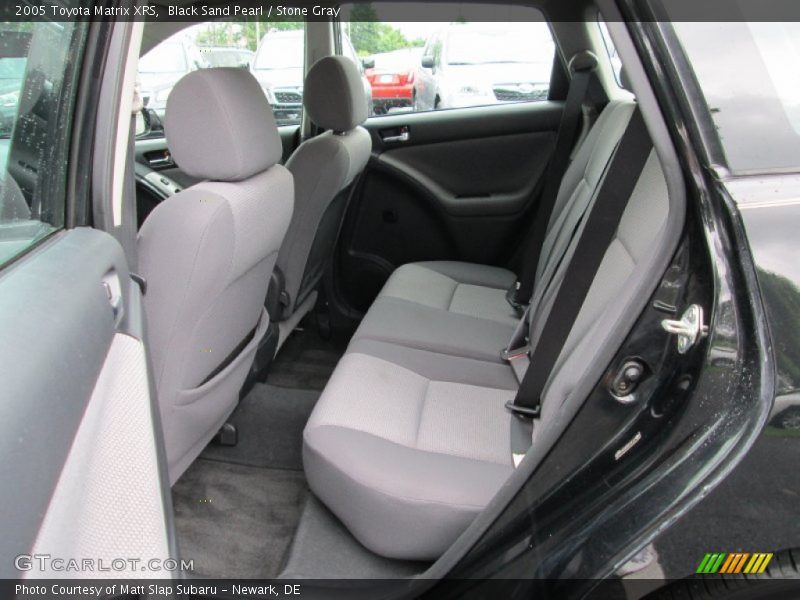 Rear Seat of 2005 Matrix XRS