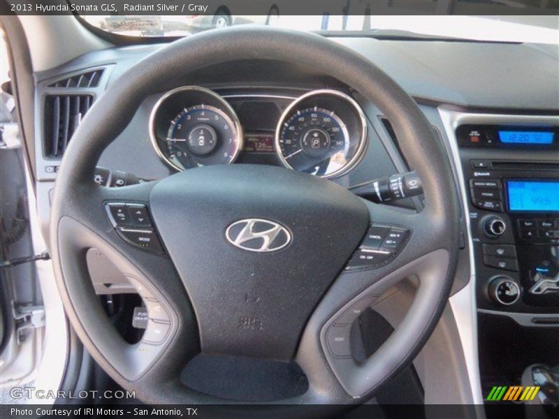 Radiant Silver / Gray 2013 Hyundai Sonata GLS