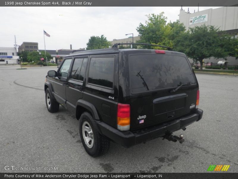 Black / Mist Gray 1998 Jeep Cherokee Sport 4x4