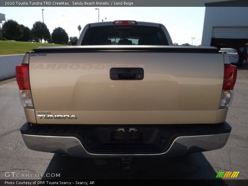Sandy Beach Metallic / Sand Beige 2010 Toyota Tundra TRD CrewMax